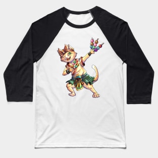 Kamura's Feline Helper Baseball T-Shirt